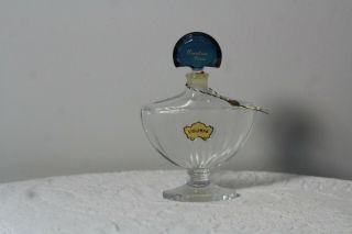 Vintage Guerlain Shalimar Perfume Bottle Empty - 6 " High