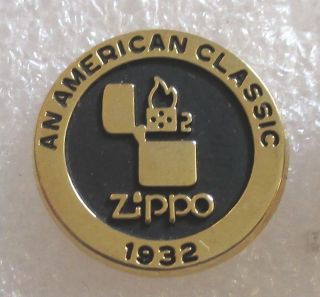 An American Classic Zippo Lighters - Since 1932 Advertising Souvenir Collector Pin