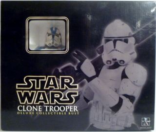 Clone Trooper 501st Blue Star Wars Celebration Gentle Giant Bust 12292/15000 