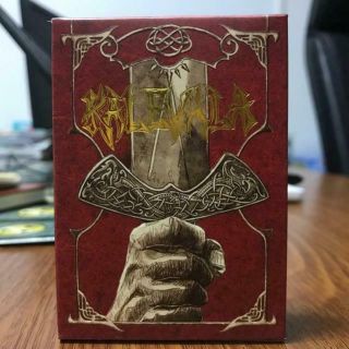 Kalevala Playing Cards Limited Edition Luxury Gold Gilded,  1 Booklet