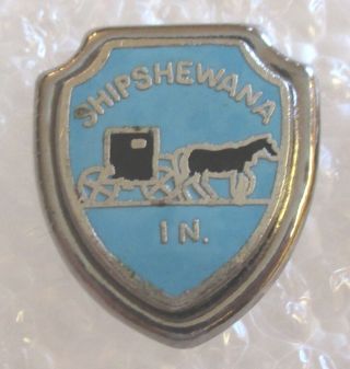 Vintage Town Of Shipshewana,  Indiana Tourist Travel Souvenir Collector Pin