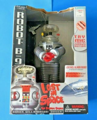 1997 Trendmasters Lost In Space B9 Robot 10 " Action Figure Nib