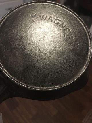 Antique Wagner Ware Cast Iron Toy Salesman Sample Miniature Skillet Fry Pan