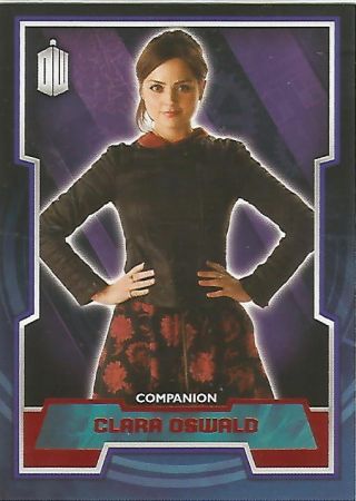 Topps Doctor Who 2015 - No.  29 " Clara Oswald " Red Parallel Card 08/50