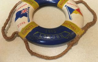 1965 P&O SS Chusan London Souvenir Life Preserver Ring 2