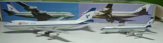 Aeroclassics 1:400 - 2 Pack - Iran Air Cargo Airlines 747 - 200 & 707 - 300 W/ Gse