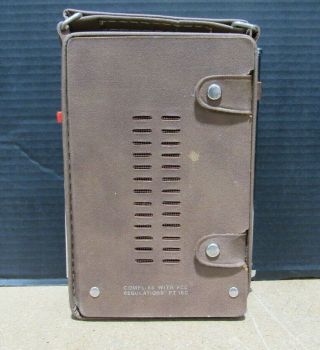 GE General Electric Portable Radio AM/FM 2 - Way Power Model 7 - 2877F Solid State 4