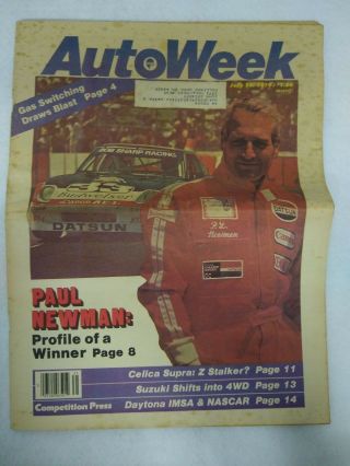 Autoweek - July 30,  1979 - Paul Newman Cover - Profile Of A Winner - Fair Cond.