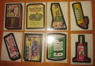 Wacky Packages Set 9th Series 9 1974 Complete Set 29 Ex,