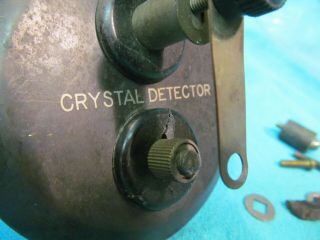 ANTIQUE CRYSTAL DETECTOR FOR CRYSTAL RADIO INCOMPLETE 2