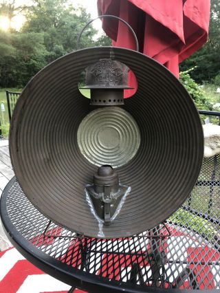 Buhl 100 Usa Beacon Railroad Search Light Lamp Lantern Antique Kerosene