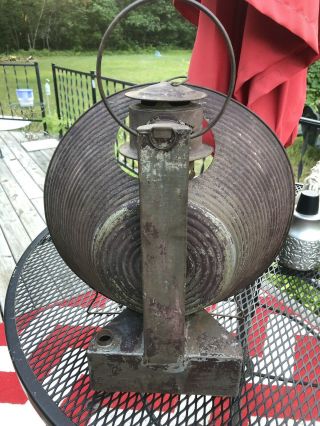 BUHL 100 USA Beacon Railroad Search Light Lamp Lantern Antique Kerosene 3