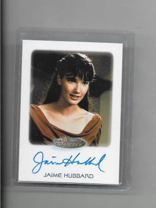2017 Women Of Star Trek 50th Anniversary - Jaime Hubbard - Autograph