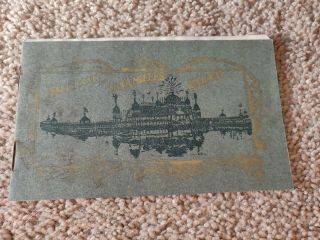 1890s Salt Lake And Los Angeles Railway Saltair Beach Utah Booklet