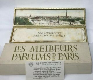 Mini Perfume Bottle Set of 10 LES MEILLEURS PARFUMS DE PARIS 1950 ' s 5