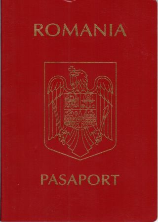 Romania,  2004,  Expired Passport - Visas & Stamps: Hungary,  Austria,  Slovenia