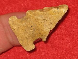 Authentic Native American artifact arrowhead Florida Bolen beveled point R2 5