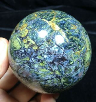 470g 67mm Wow Natural Rare Pietersite Crystal Sphere Ball Healing 38f