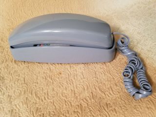 Vintage Trimline Princess Push Button Telephone Blue At&t Corded Wall Phone