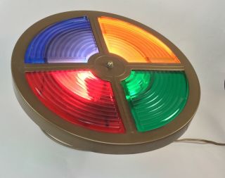 Vintage Rotating Electric 4 Color Wheel for Aluminum Christmas Tree 2