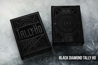 Black Diamond Tally Ho Playing Cards Deck