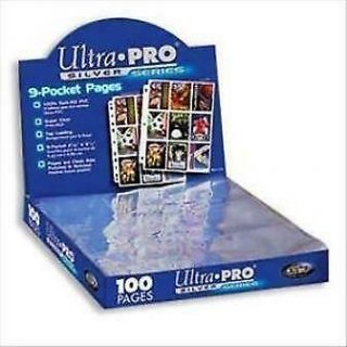 Ultra Pro Silver 9 Card Pocket Pages X30 Sleeves Trading Cards
