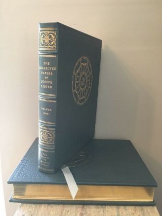 Books Classics Of Medicine Library Collected Papers Of Joseph Lister 2 Volumes