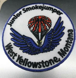 West Yellowstone,  Montana Embroidered Patch Junior Smokejumper