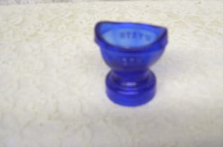 Antique Wyeth Cobalt Blue Eye Wash Glass