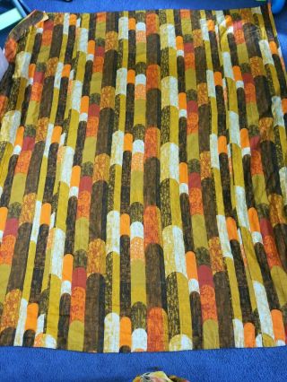 Awesome Vintage.  Montgomery Ward Bedspread With Curtains / Material 70 