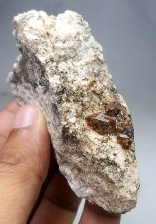 98 Grams Very Extreme Rare Monazite Specimen From Zagi Mountains Fata Pakistan