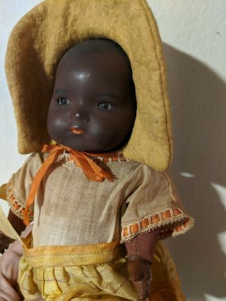 Black Americana Doll African American Antique Vintage Doll