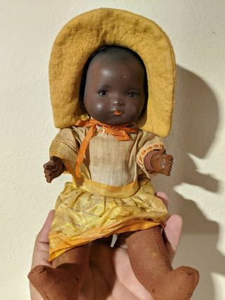 black americana doll African American Antique Vintage doll 2