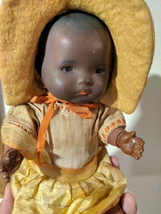 black americana doll African American Antique Vintage doll 4