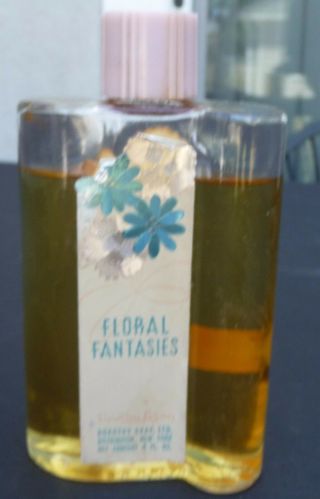 Vintage Floral Fantasies By Dorothy Gray Perfume 4 Oz Bottle