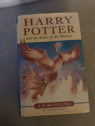 Harry Potter And The Order Of The Phoenix 1st First Edition Hardback Book,  Vgc