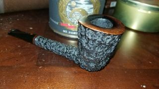 Outstanding Steve Weiner USA Rusticated Estate Pipe.  Rare Mike Butera.  Look 2