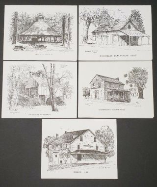 Pennsylvania Artist Robert Morrow Note Cards Blank Variety Pack Of 10 (e)