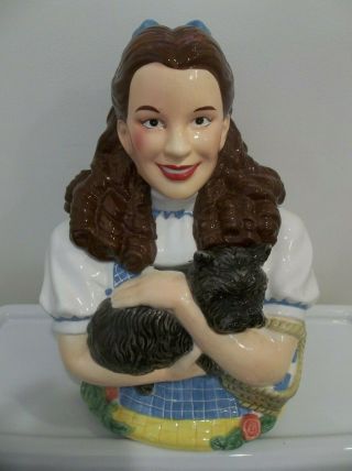 Vintage Westland The Wizard Of Oz Dorothy And Toto Ceramic Cookie Jar 17238
