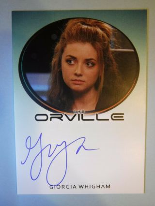 2019 Rittenhouse The Orville Season 1 Auto Giorgia Whigham As Lysella Autograph