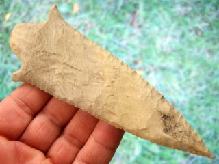 Fine 5 3/4 inch G10 Tennessee Pickwick Point with Arrowheads Artifacts 2