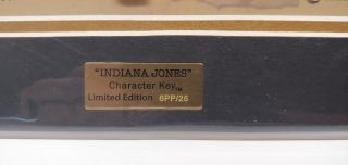 ACME ARCHIVES INDIANA JONES ANIMATED CHARACTER KEY PRINTERS PROOF 6PP/25 RARE 2