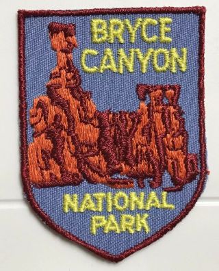 Bryce Canyon National Park Utah Rock Hoodoos Souvenir Embroidered Patch Badge 2