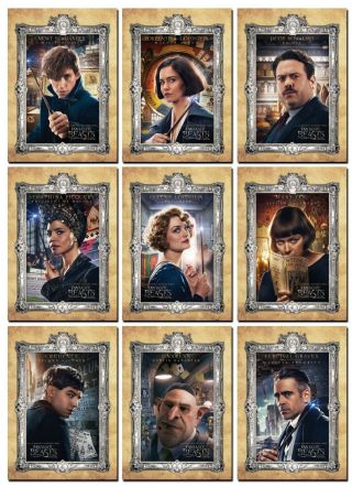 Harry Potter Fantastic Beasts And Where To Find Them - 10 Card Promo Set - Newt