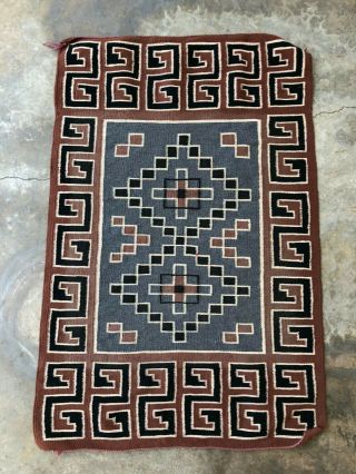 Small Southwestern Rug Or Weaving - 42 X 27 Inches – Navajo Style