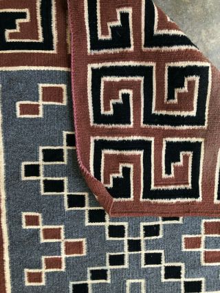Small Southwestern Rug or Weaving - 42 x 27 inches – Navajo Style 5