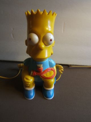 Bart Simpson (land Line) Push Button Telephone (vintage)