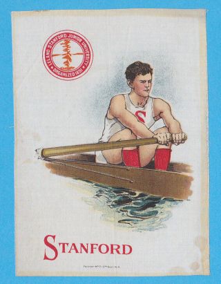 1910s Lg Murad Tobacco Silk S21 Stanford University Rower - Crewe Tough