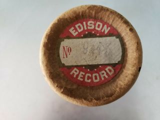 Edison Gold Moulded Records Cylinder Record w/ Matching Case MAGIC FLUTE 8448 5