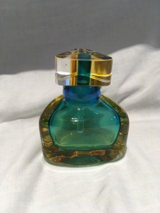 Lovely Art Glass Perfume Bottle/dauber Heavy